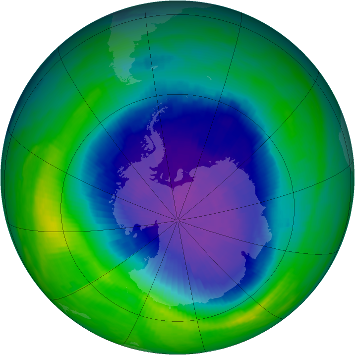 Ozone Map 1987-10-17